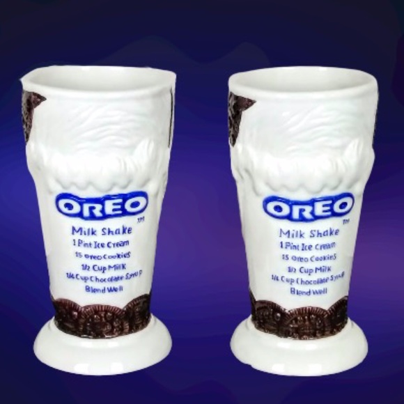 Other - Vtg Oreo Milk Shake Cups 🎊2X Host Pick🎊